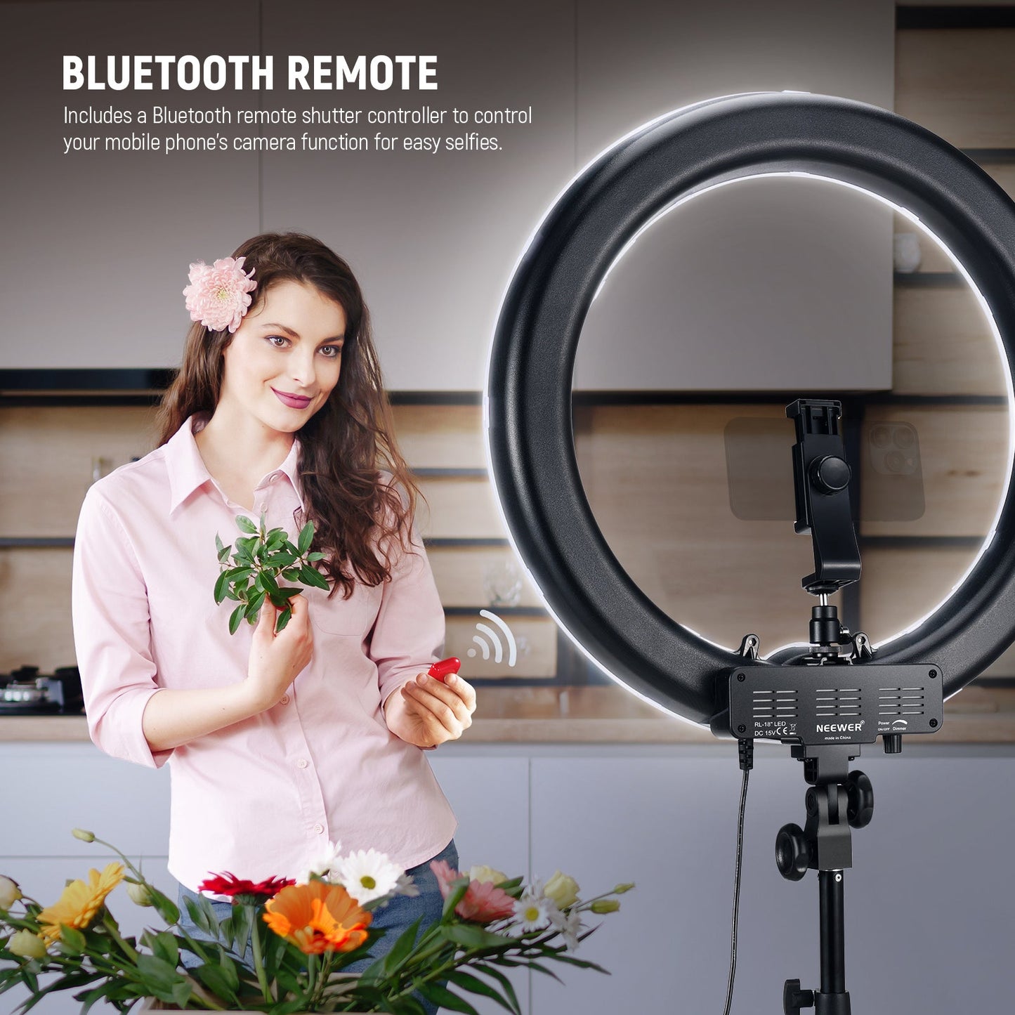 NEEWER RL-18 New Version 18 Inch LED Ring Light