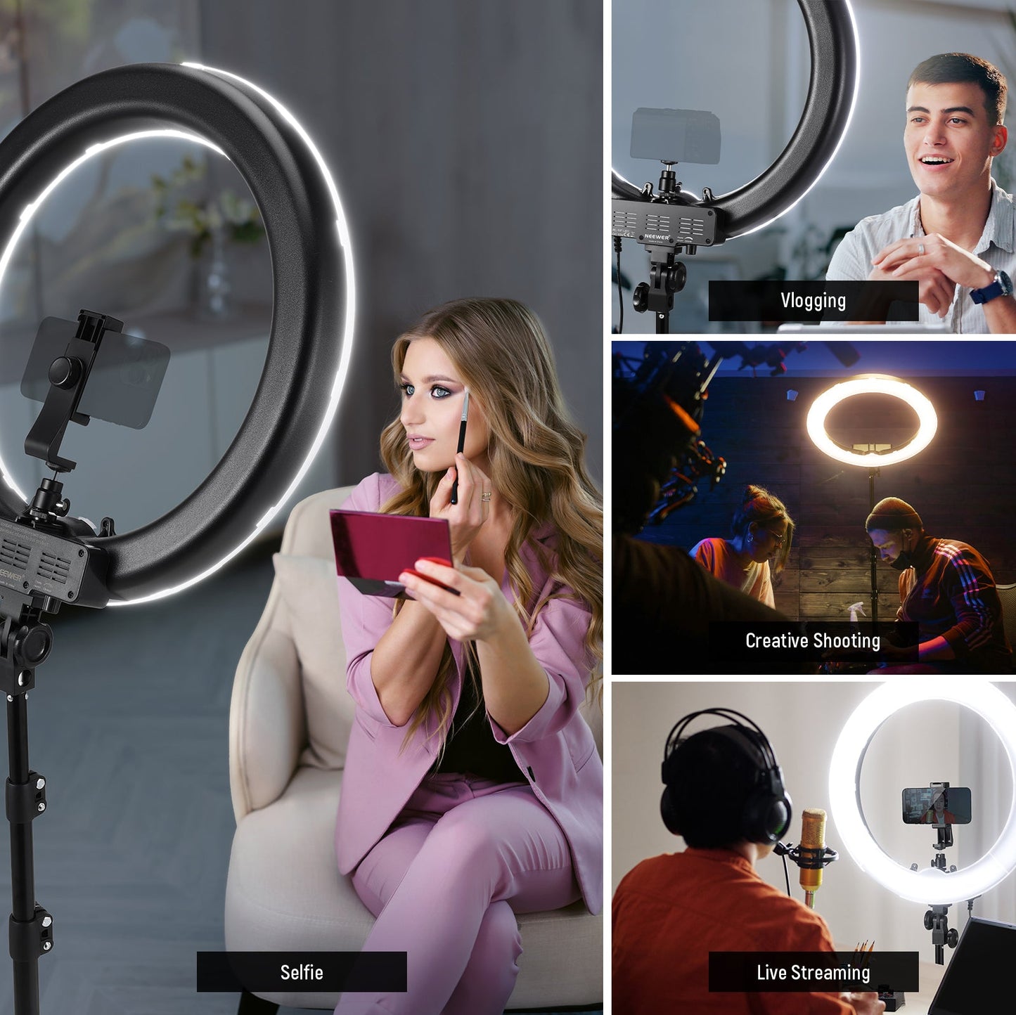 NEEWER RL-18 New Version 18 Inch LED Ring Light